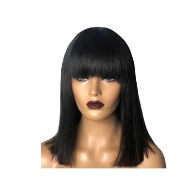 China Cheap High Quality Silky Straight Virgin Human Hair 100% Natural Wave Hair Hd Wigs Full Lace Wigs For Black Women for sale