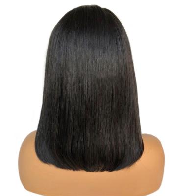 China Silky Straight Wave Hot Selling Products Customized Hd Straight Hair Lace Front Human Hair Wig Black Female Wig Hair for sale