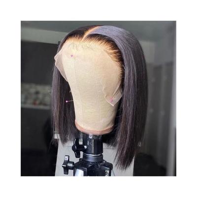 China Brazilian Straight Hair 10a Remi Hair Black Wig Best Wave Front Wig Silky Straight Natural Virgin Hair for sale