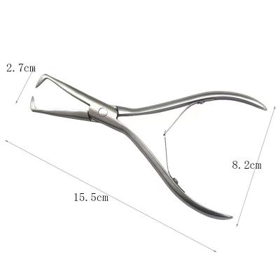 China Hot Sale Stainless Steel Micro Connection Hair Extension Tweezers Hair Extension Tool for sale