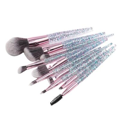 China Angular blush 2021 hot sale 1diamond professional makeup set brush without bag hudavioji for sale