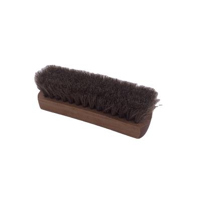 China Good Quality Wooden Hair Shoe Wood Horse Poplar Brush Shoe Handle Polishing Brush for sale