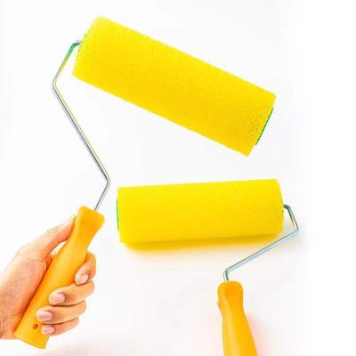 China Up-to-date Practical Plastic Sponge Paint Roller / Synthetic Fiber Handle Sponge Brush for sale