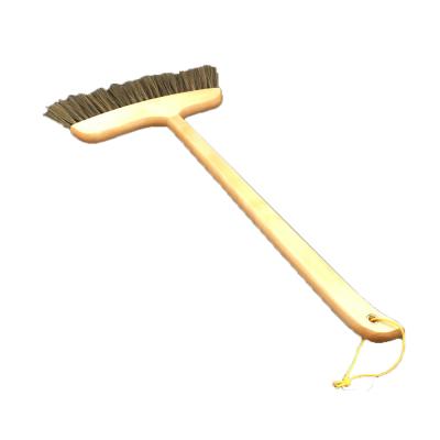 China Home Made In China Standard Size Broom With Wooden Handle For Both Indoor Outdoor Cleaning for sale