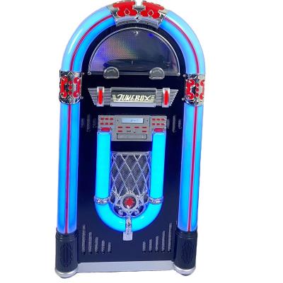 China Home/Party/Bar/Karaoke/Outdoor Digital Jukebox machine LED Jukebox wurlitzer jukebox machine with LED Light Radio Vinyl player BT USB SD Playback for sale