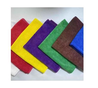 China Sustainable New Custom Absorbent Microfiber Hand Cloth Towels Cleaning Edge With Hook for sale