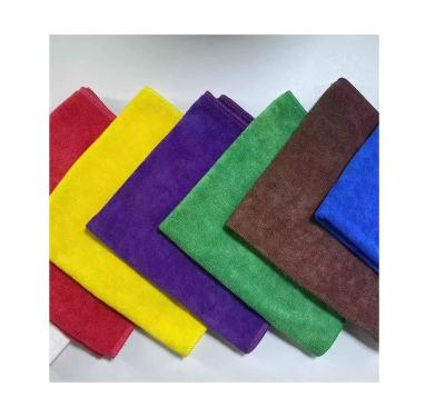 China New Sustainable Hanging Absorbent Microfiber Car Wash Cleaning Cloth Towels With Hook for sale