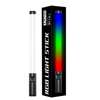 China Mini Sufficiency H1 Color Photo Light RGB Portable Colorful Handheld Video Stick Light Adjustable Temperature for sale