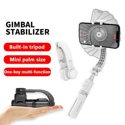 China L08 Mini Flexible Single Axis Stabilizer Remote Control Rotation Selfie Stick with Tripod Mobile Phone Gimbal for sale