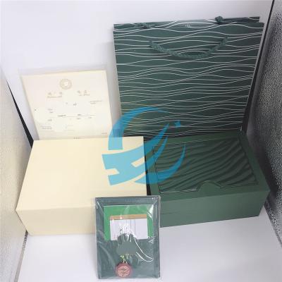 China Factory Drop Shipping Luxury Stock Watch Boxes Famous Brand Luxury Green Custom Watch Box For Rolexables Watch for sale