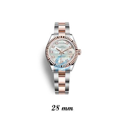 China Wholesale Automatic Date Watch Fluted Bezel Watch RLX Automatic Women Luxury Wristwatches Relojes Hombre Diamonds Watch for sale