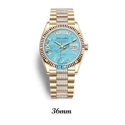 China Automatic Date 3A Quality Luxury Mechanical Watch For Man Waterproof Roman Custom Diamond Watch Automatic Watches for sale