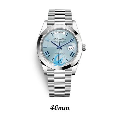 China Quality Automatic Luxury Watches Stainless Steel Automatic Date 3A Custom Mechanical Watch For Man Roman Daydate for sale