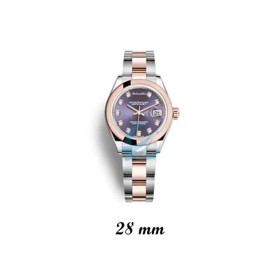 China Automatic Date Drop Shipping Custom Watch For Women Lady Datejus Stainless Steel Luxury Automatic Watch Rose Gold Color for sale