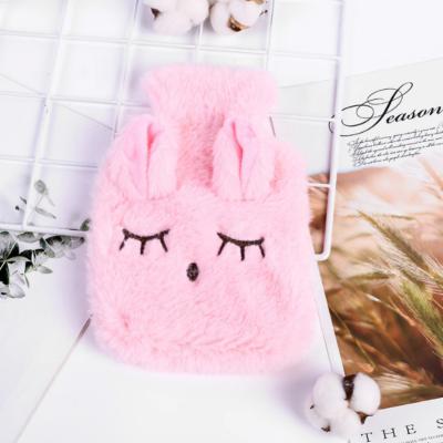 Chine soft stuffed animal toy cover fluffy hot water bottle with cover à vendre