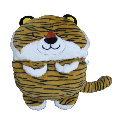 Cina 167cm soft stuffed customized design plush happy Tiger sleeping bag for babies and teenagers in vendita