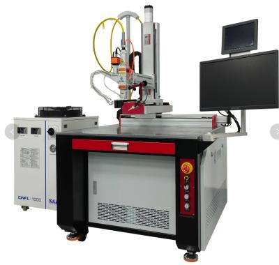 China Building Material Shops QK-F1000B   Laser  welding machine with  servo drive Multi-axis linkage  desktop type automation for Metal precision parts for sale