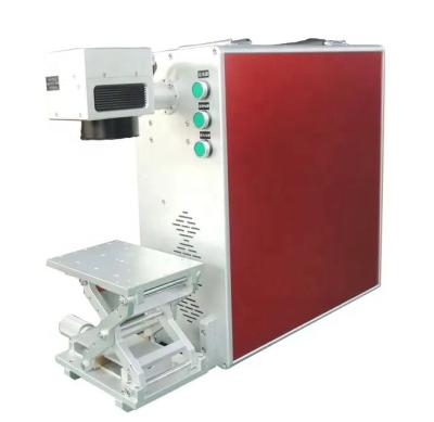 China Air-cooled Portable QK-F20P  fiber laser marking machine for All metal products together with partial plastic products marking for sale