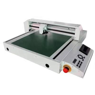 China Cardboard QK-4560 Desktop automatic flatbed card vinyl stickers Label drawing cutting cutter plotter machine for sale