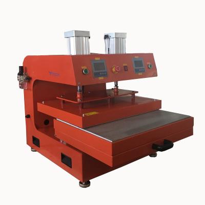 China Garment Shops QK-B5-2 High Quality Double station Heating Platen pneumatic Digital 16X 20 inch  heat press machine for sale