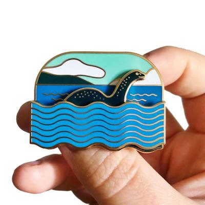 China China Enemal Pins Ready Made Design Enamel Moving Pin for sale