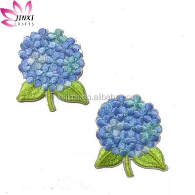 China custom 3D flower embroidery patch for sale