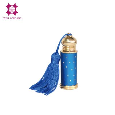 China Blue Cosmetic Refillable Perfume Powder Sprayer Arabian Style Shine Set Packaging for sale