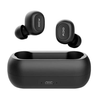 China New Edition In-Ear QCY T1C TWS Earphones Earbuds Gaming Wireless Headset Mini Headohones AAC Wireless High Fidelity Stereo Bass Calls Latency for sale