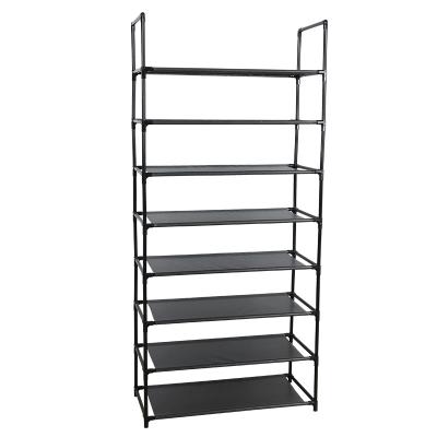 China Unit (Height)Adjustable Entryway Shelf Cabinet With 8 Tier MetalNon Woven Shoe Rack Durable Outdoor Shoe Rack Organizer for sale