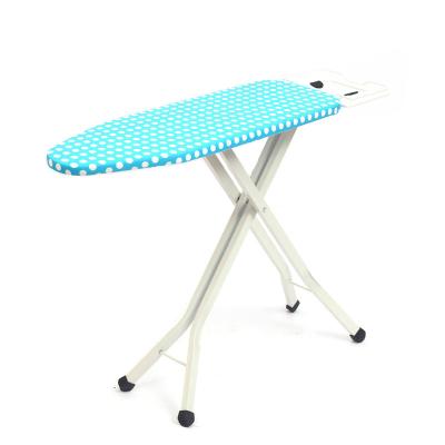 China Customization Foldable Furniture Floor-Standing Iron Board Foldable Ironing With Rack for sale