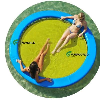 China Comfort in the Water IFUNWOD PVC Inflatable Swimming Pool Floating Water Play Equipment for Adults for sale