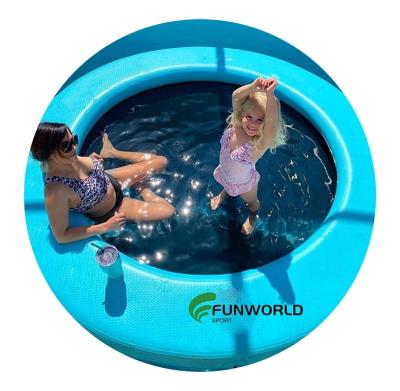 China Comfort in Water Comfort IFUNWOD is a great thing PVC Swimming Pool Tanning Tub Water Swimming Bed Pool Float Durable Inflatable Tanning Float for sale