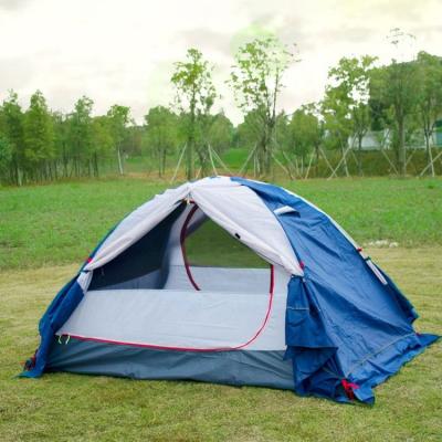 China Glamhom Double Layer Durable Outdoor Waterproof Large 3-4 Person Large Family Luxury Camping Tent for sale