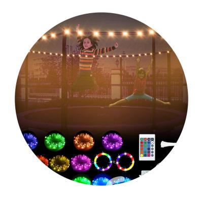 China IFUNWOD Theme Park Trampoline Lights With Music , 9 Colors Large Size LED Lights for sale