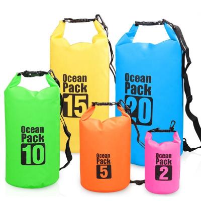 China Funsportgym 10L 15L 20L Speed ​​Beach Water Proof Durable Drybag Backpack Lightweight Nylon Waterproof Backpack for sale