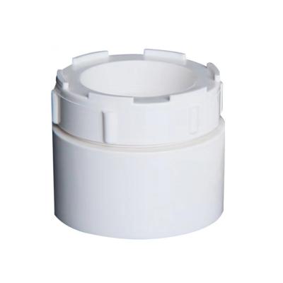 China Drainpipe fittings 50 75 110 160 Thickened PVC internal cleaning port Reducing for sale