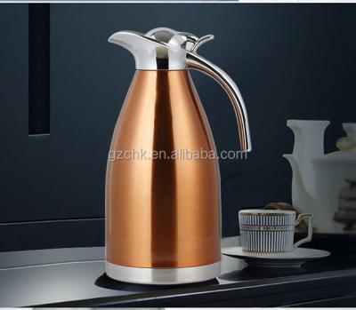 China Environmental Design Sustainable Double Wall Kettle / Cold Hot& Restaurant Use Kettle 2L for sale