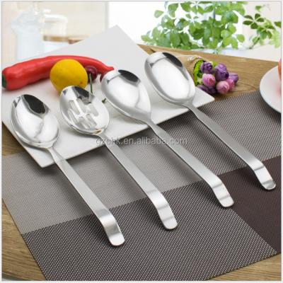 China Large Stainless Steel Disposable Serving Spoon for sale