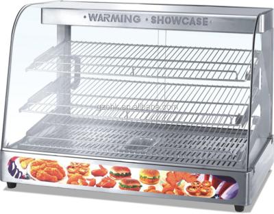 China Restaurant Mcdonald Chips And Burger Warming Showcase With Glass EH-863 for sale