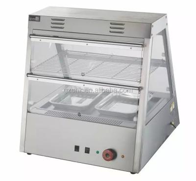 China Restaurant Electric Curve Glass Electric Food Showcase /Bread Warmer Warmer Showcase EH-1200 for sale