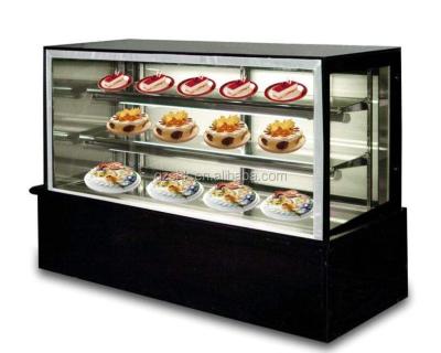 China Single-temperature 1.5m Marble Cake Layer Cake Fridge Black / 3 Display for sale