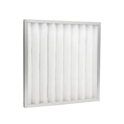 China Lightweight Frameless Pleated Panel Filter Hvac Panel Filter Air Filtration Environmental Protection Equipment for sale