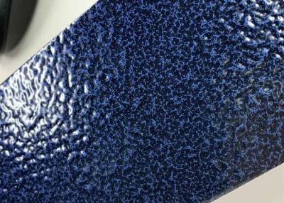 China Blue Hammer Texture Thermosetting Outdoor Powder Coating Metallic Effect for sale