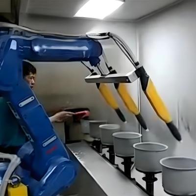 China Robô de pintura de revestimento por pó eletrostático para soluções de linhas de revestimento por pó chave em mão à venda