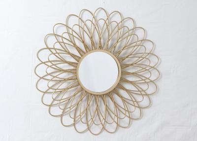 China Modern Stylish Home Decoration Gold Sun Mirror Wall Decor for sale