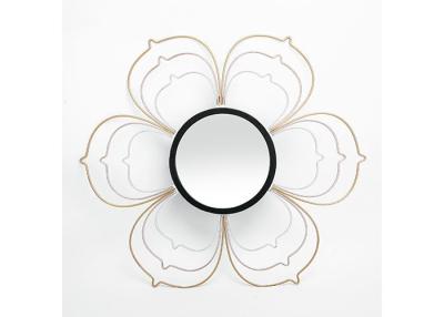 China De zwarte Zilveren Gouden van de de Muurspiegel van het Metaal Bloemenkader Decoratieve Kleine Grootte voor Muurdecoratie Te koop