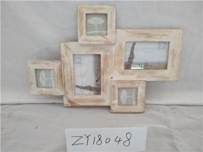 China Marco de madera blanco lavado de la foto de madera sólida de la pulgada 5x7 en venta