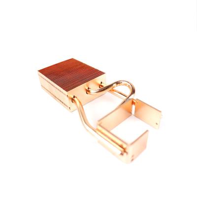 China Bright Body Copper Brass Radiator Parts Bright Copper Cooler for sale