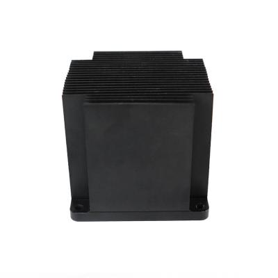 China Transportation Tools Aluminum Extrusion Anodizing Black Heat Sink Manufacturer for sale