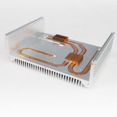 China Computer Case OEM High Precision Aluminum Extrusion Heatsink Custom Size Extruded Anodized Heatsink Various for sale